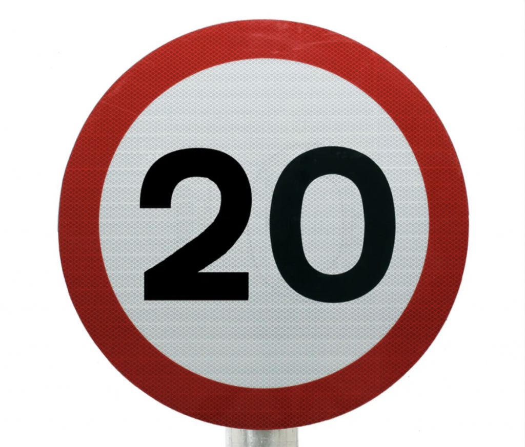 20 mph